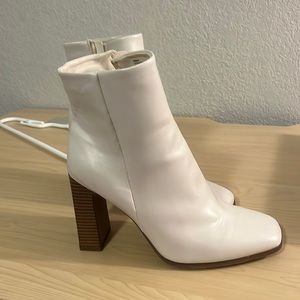 High heeled booties. Used